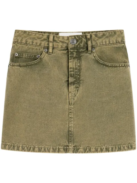 AMI Paris denim mini skirt
