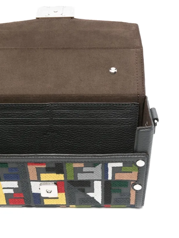 FENDI Baguette Soft Trunk Tote Bag | Grey | FARFETCH