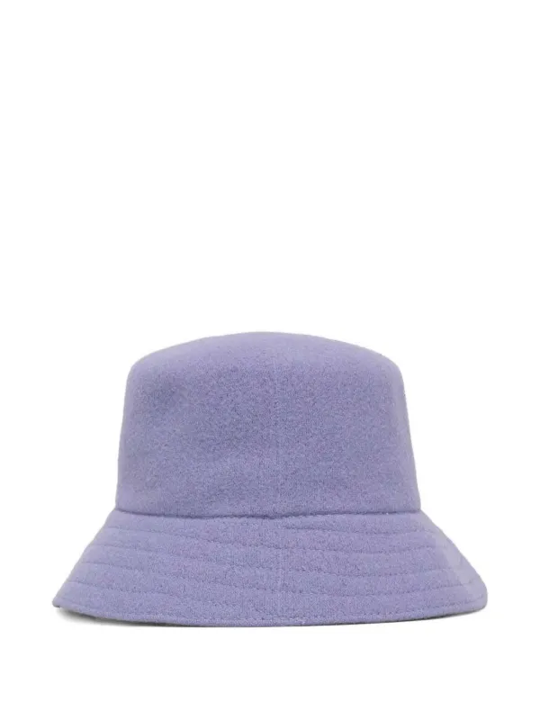Kangol logo-patch Bucket Hat | Purple | FARFETCH display picture 1