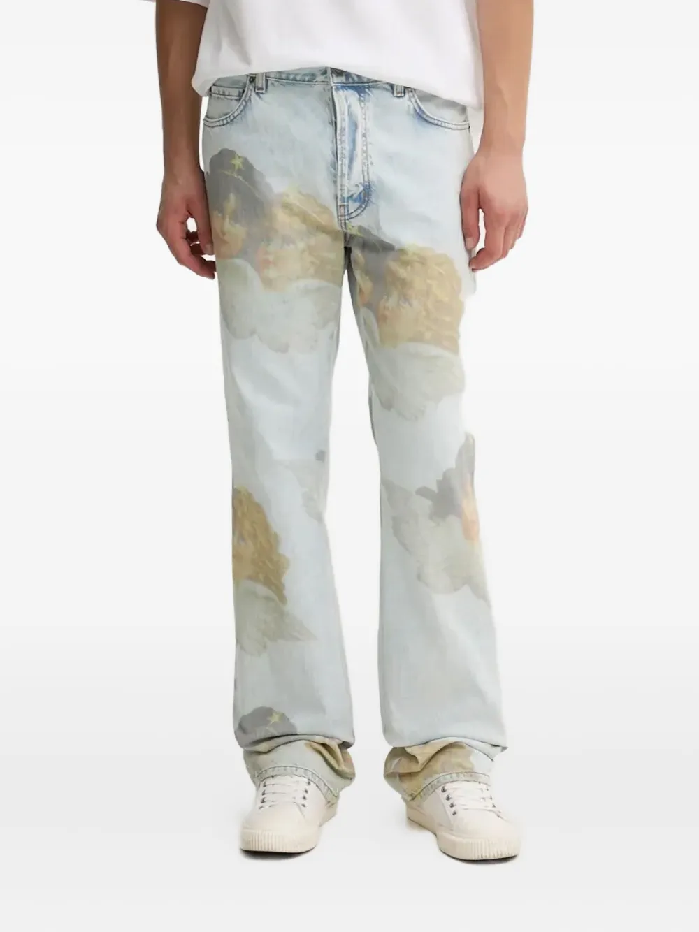 straight-leg jeans