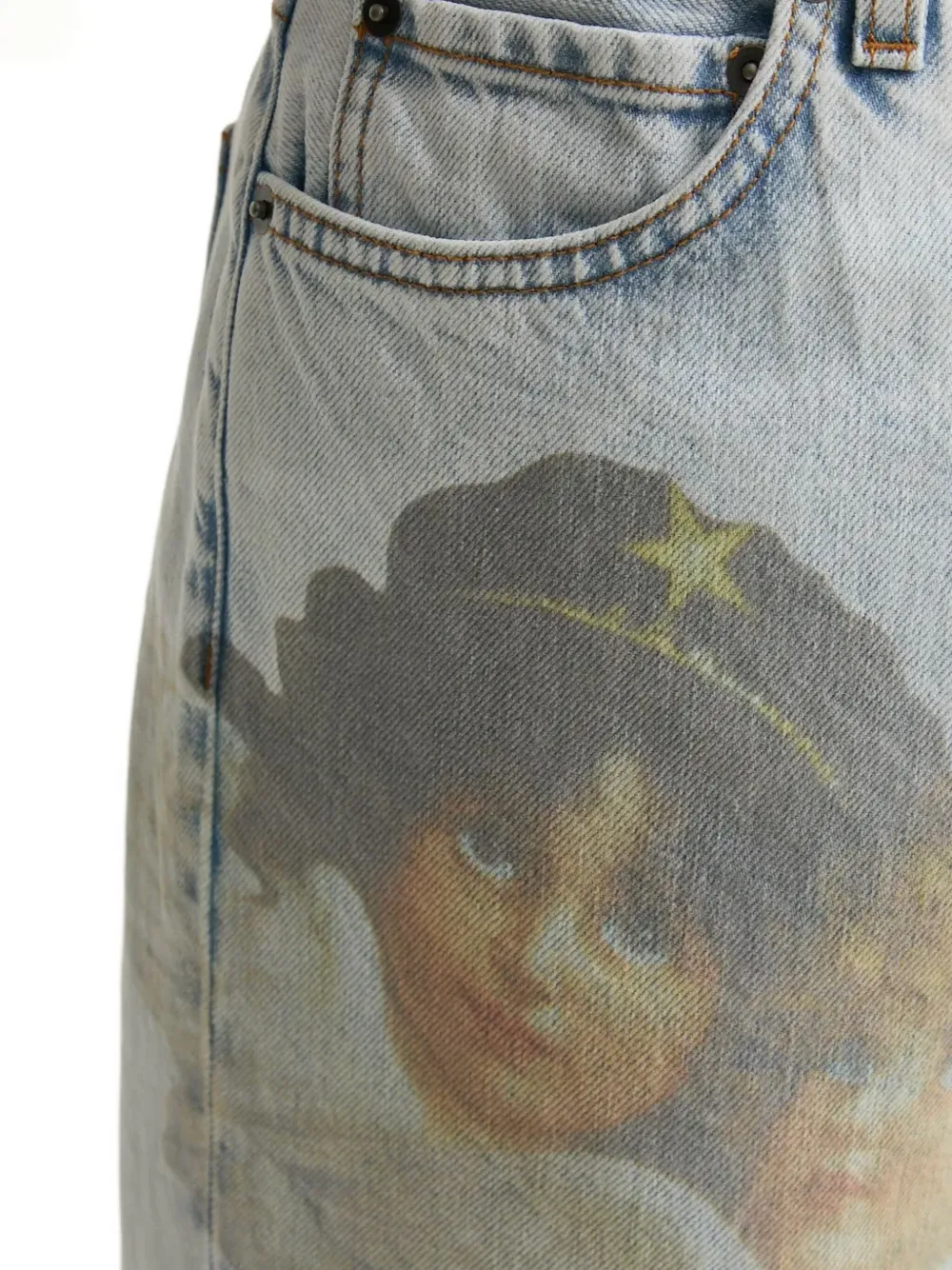Fiorucci Straight jeans Blauw