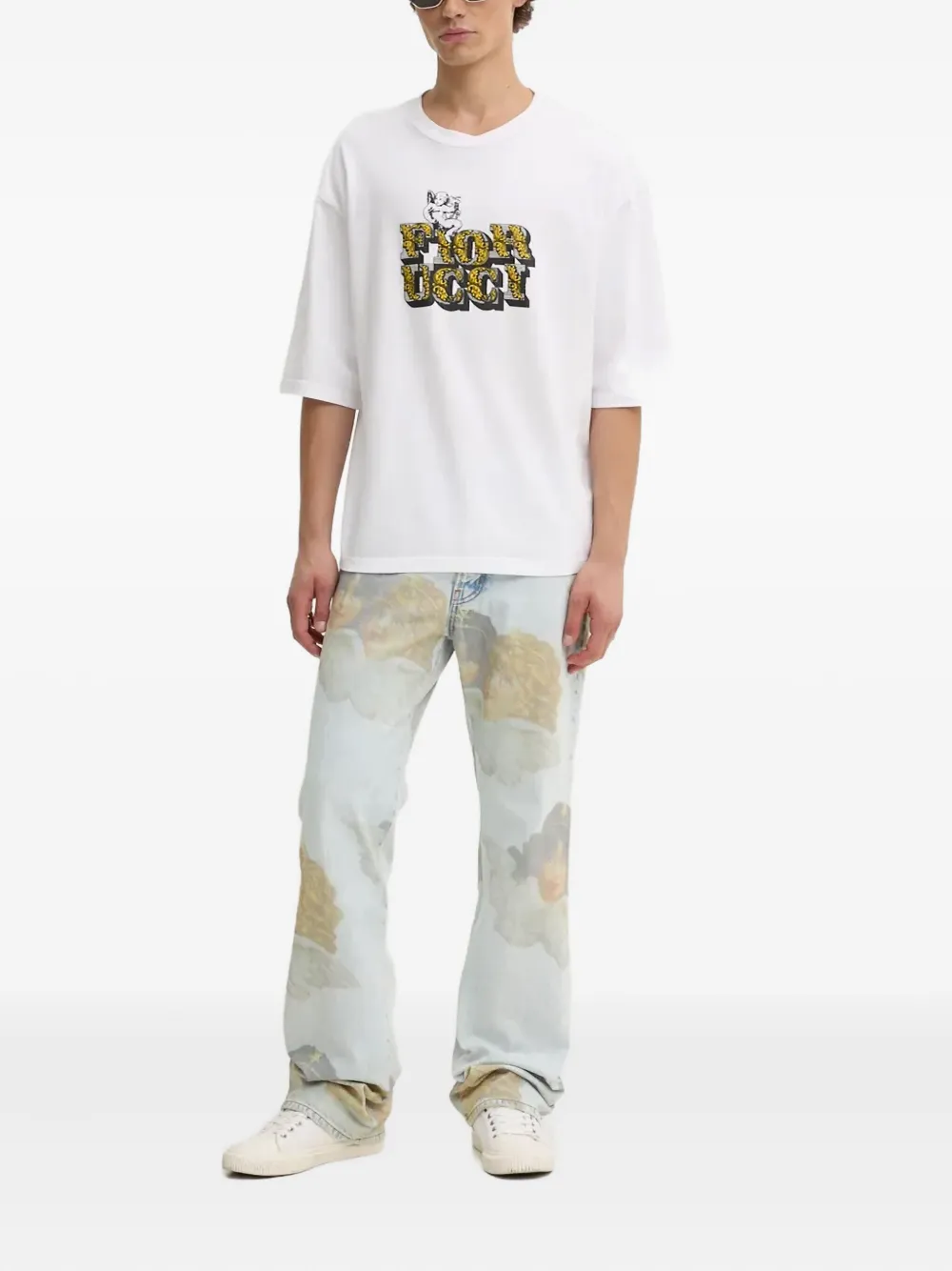 Fiorucci Straight jeans Blauw