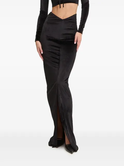 Fiorucci velvet maxi skirt