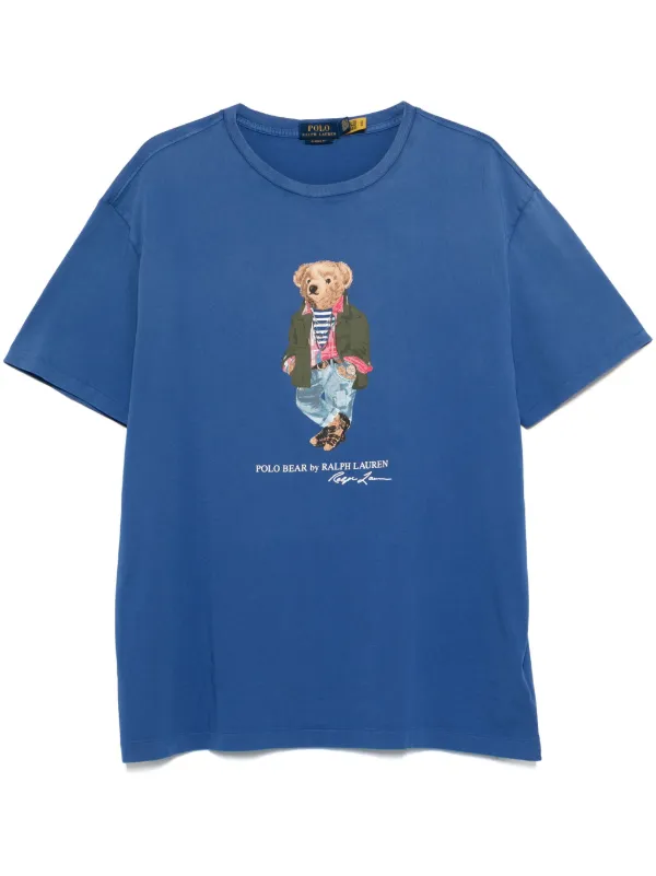 Polo Ralph Lauren Polo Bear T-shirt Blue FARFETCH IN