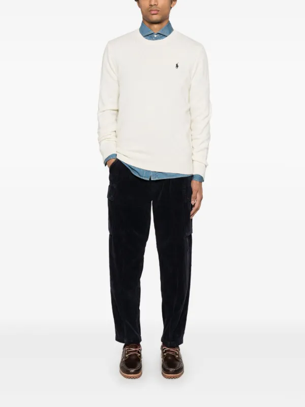 Polo Ralph Lauren Polo Pony-embroidered Sweater | Neutrals