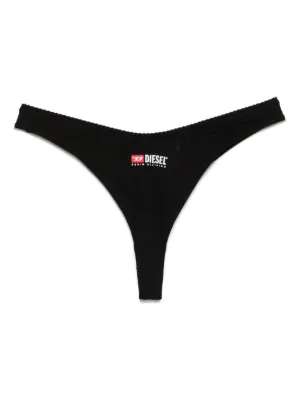 【送料&関税込】Diesel Sw Panties Women's High-leg briefs with Oval D detail | Black | Diesel