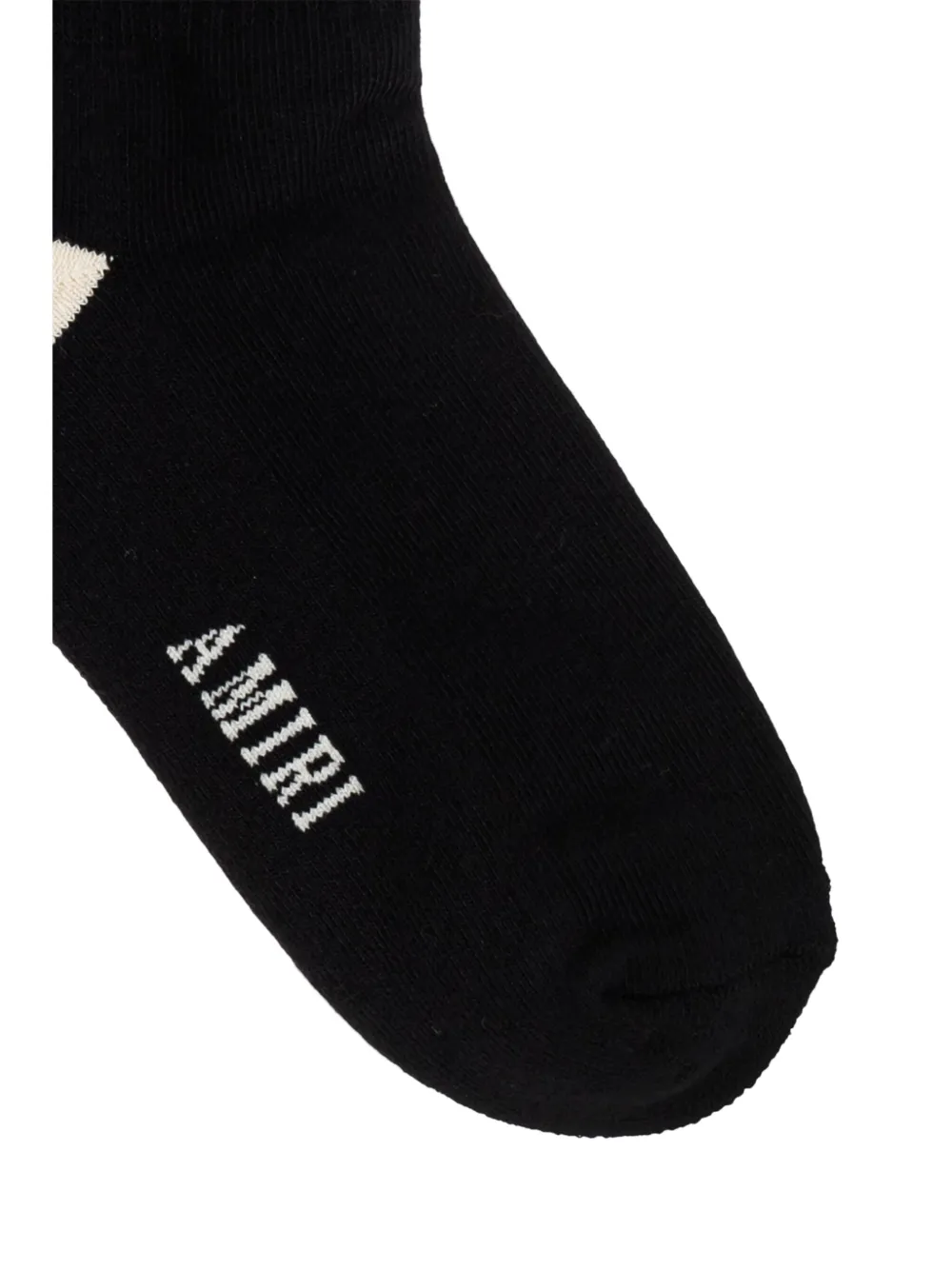 AMIRI KIDS Sokken met intarsia logo Zwart