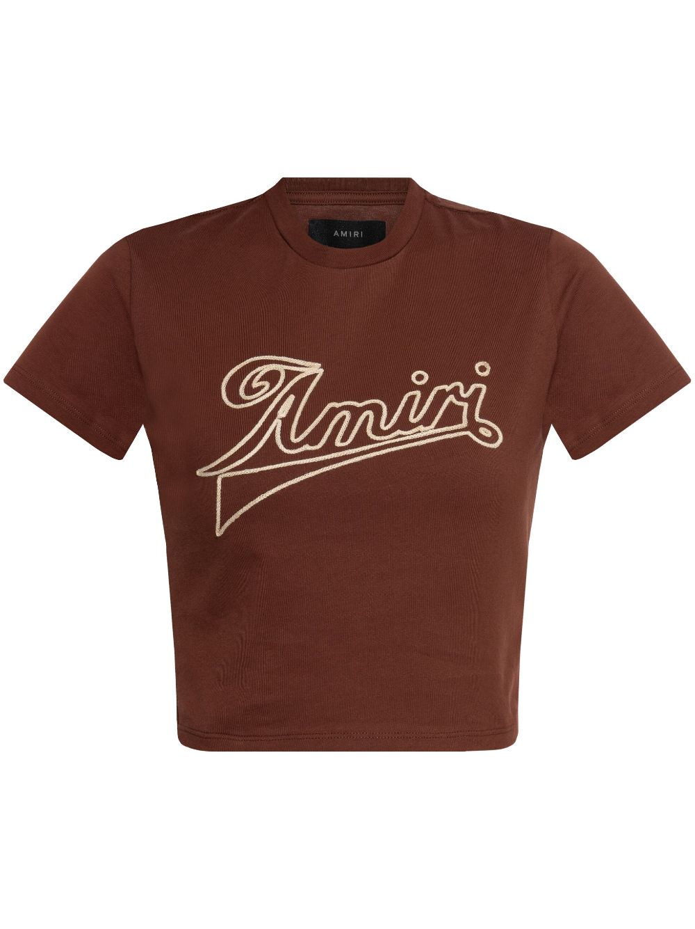 AMIRI logo-print t-shirt - Brown