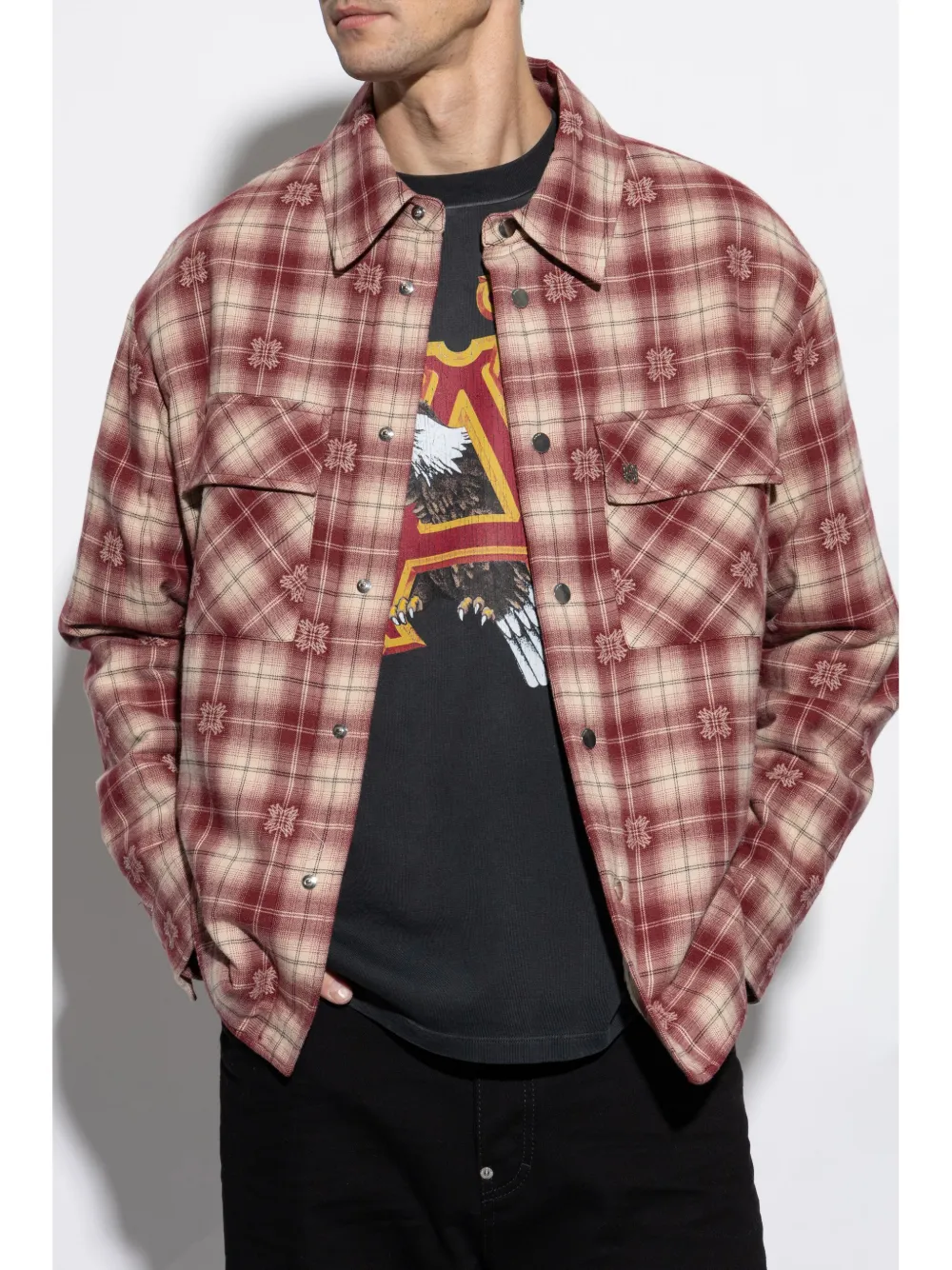 AMIRI Shirtjack Rood