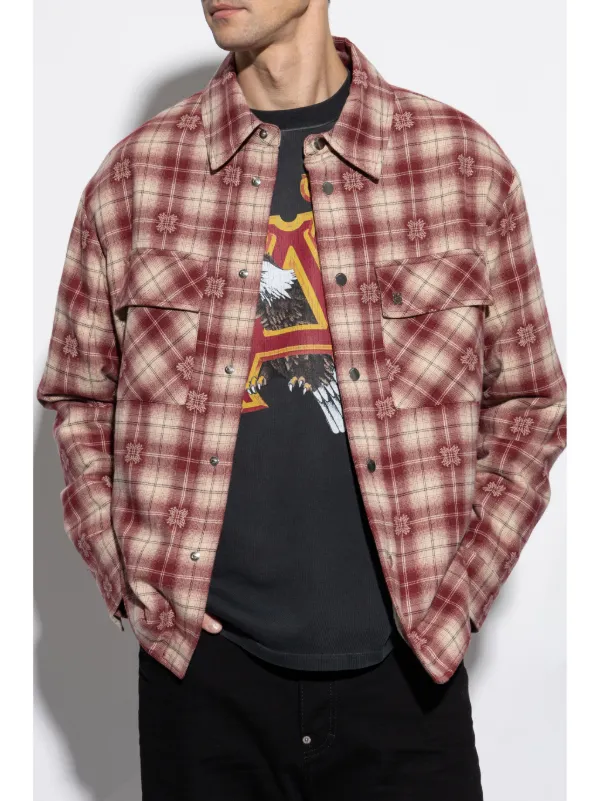 AMIRI シャツジャケット | レッド | FARFETCH JP