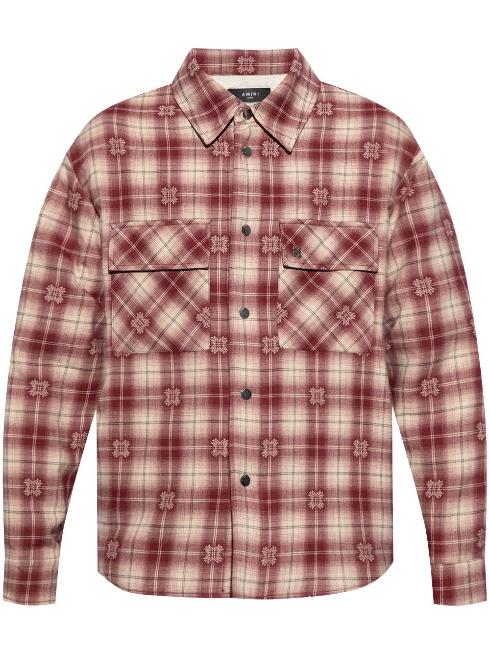 AMIRI insulated shirt jacket - Red