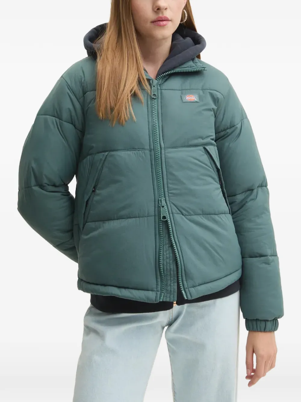 DICKIES hooded quilted jacket - Grün