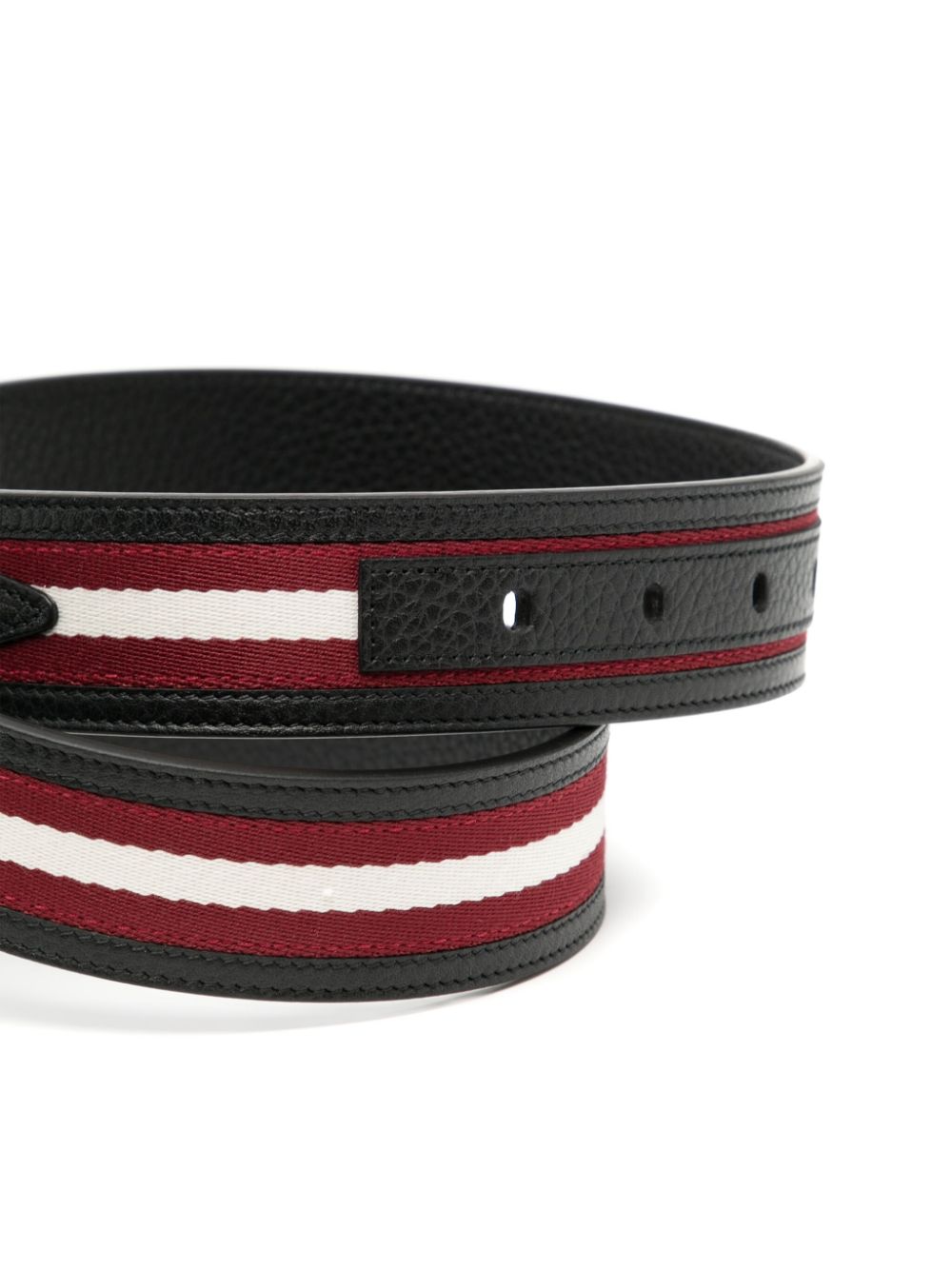 Bally Leren riem - Zwart