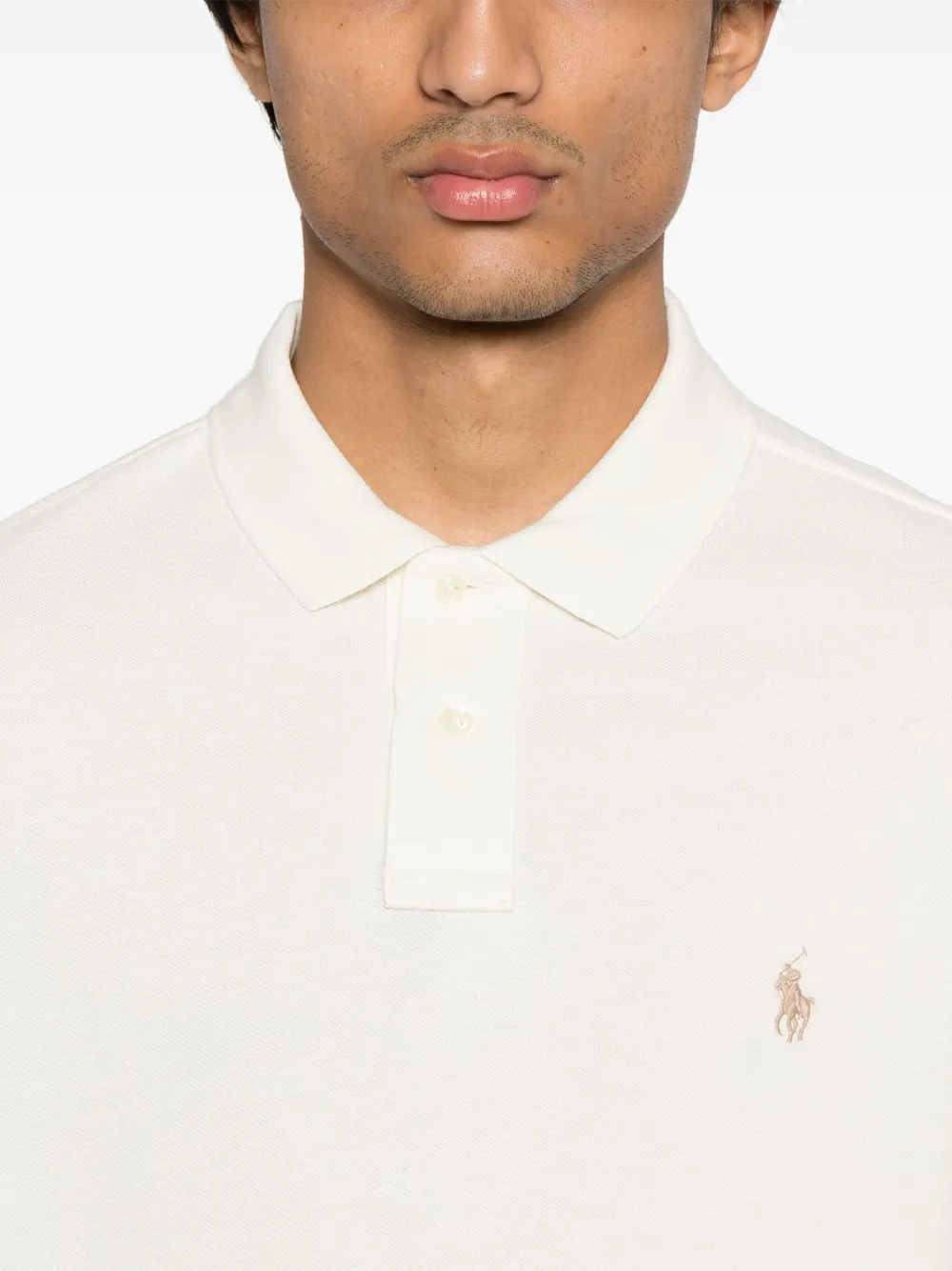 Polo Ralph Lauren Poloshirt met borduurwerk Beige