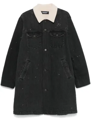Undercover 13ss [No Title期] Long Coat Organization XIII leather Coat | Enigma Coat