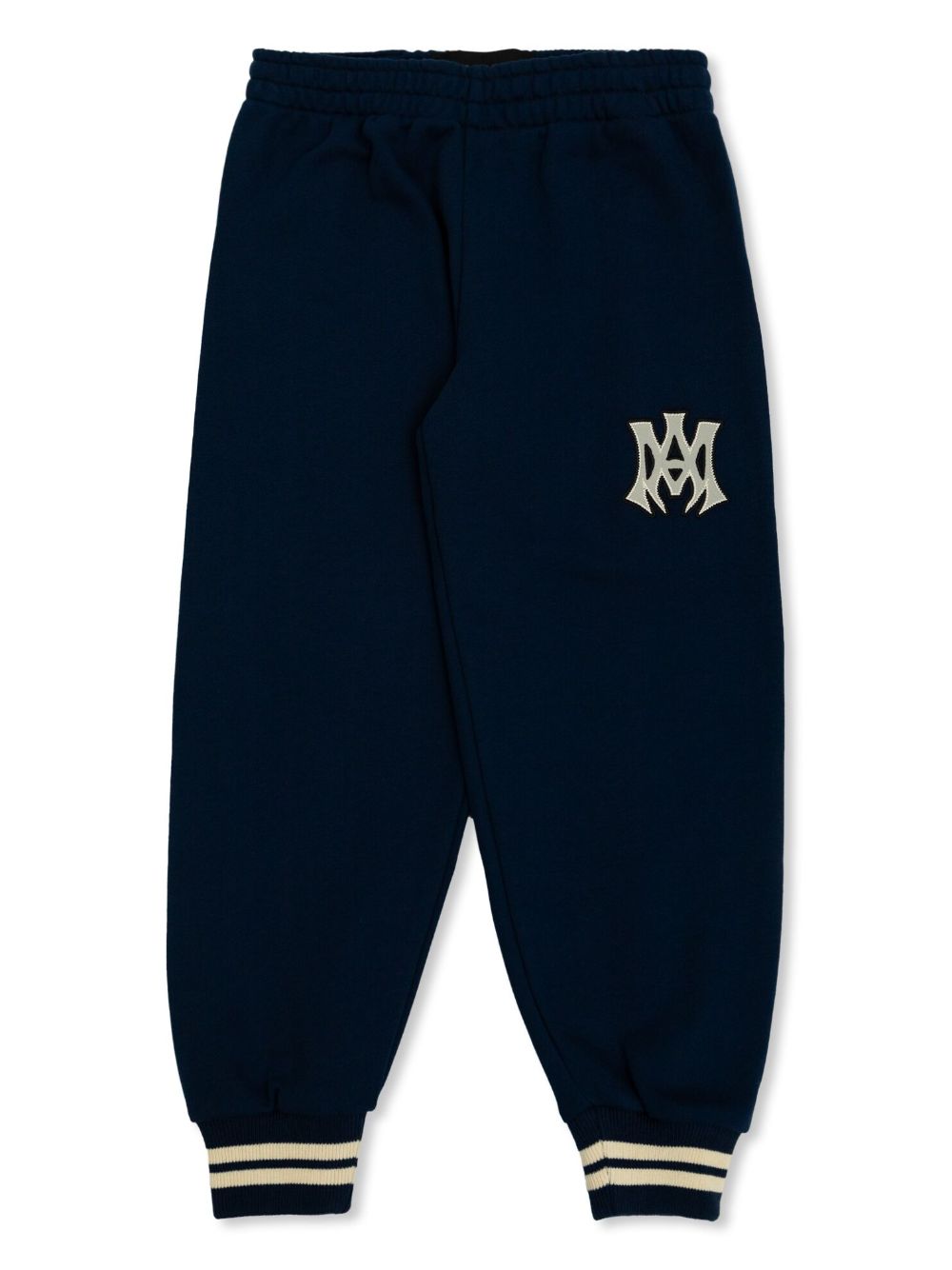 AMIRI KIDS logo-patch track pants - Blue