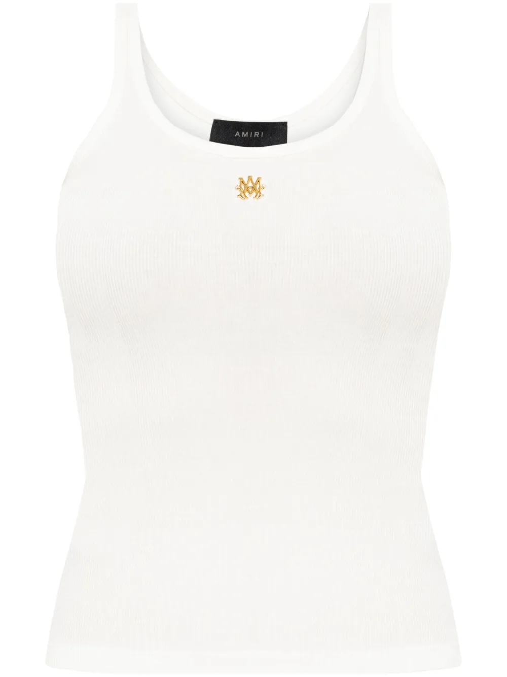 AMIRI ribbed-knit tank top - White