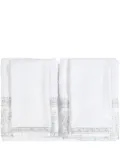 Versace I ♡ Baroque towels (set of five) - White