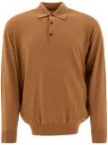 Auralee wool polo shirt - Brown