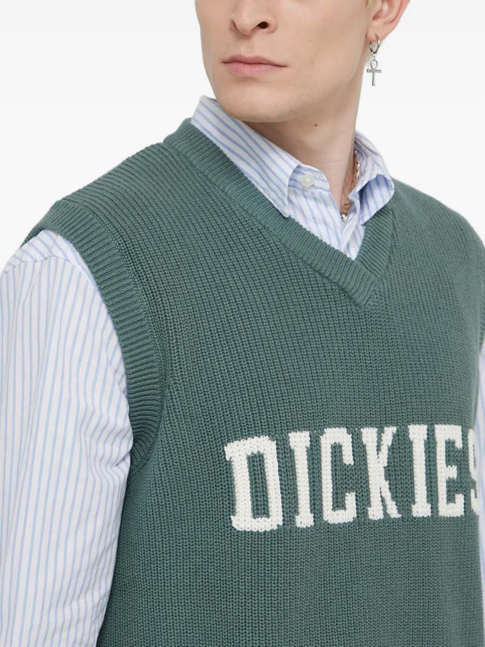 DICKIES Hemd met V-hals Groen