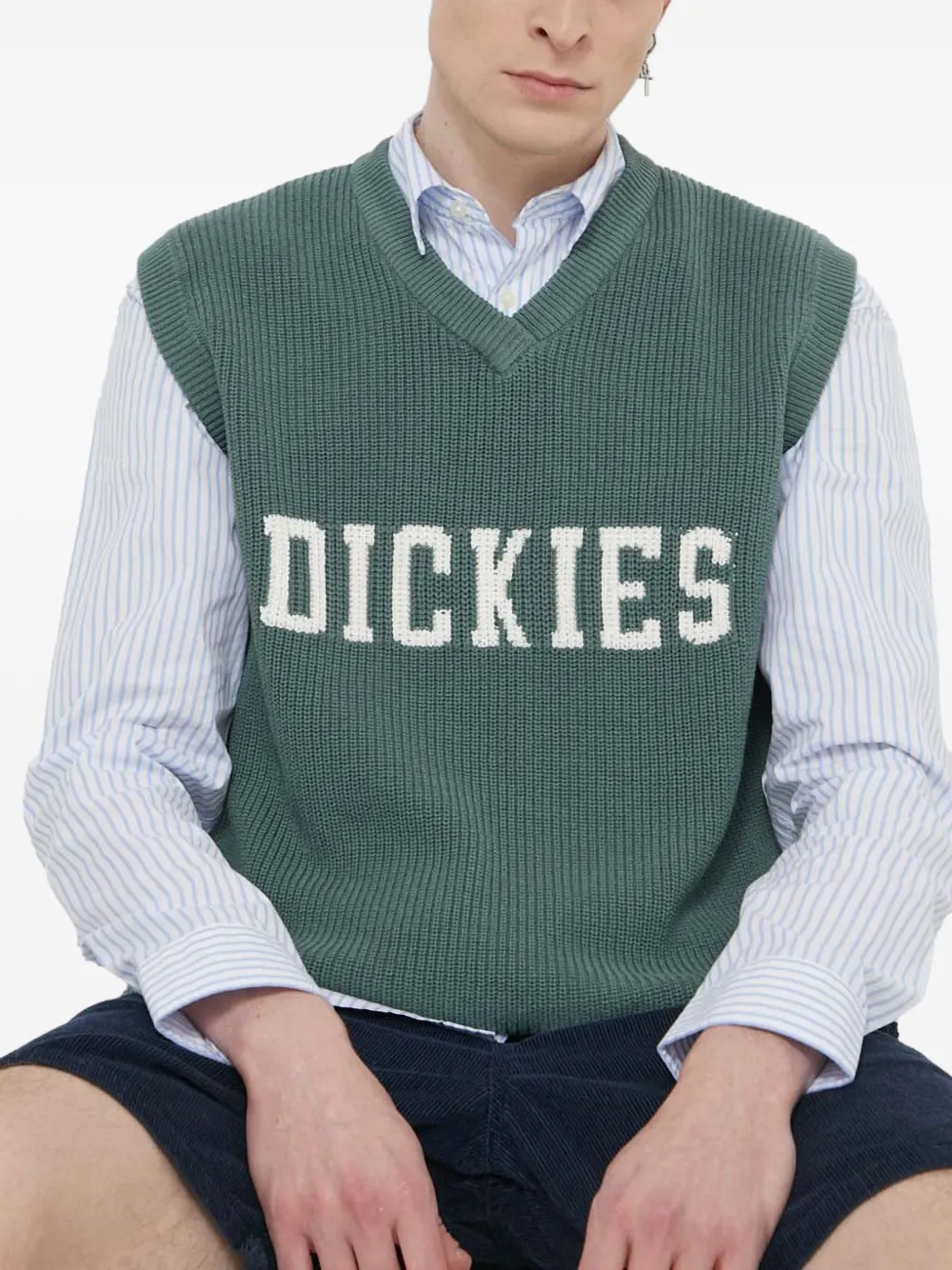 DICKIES chaleco con cuello en V | verde | Image 1