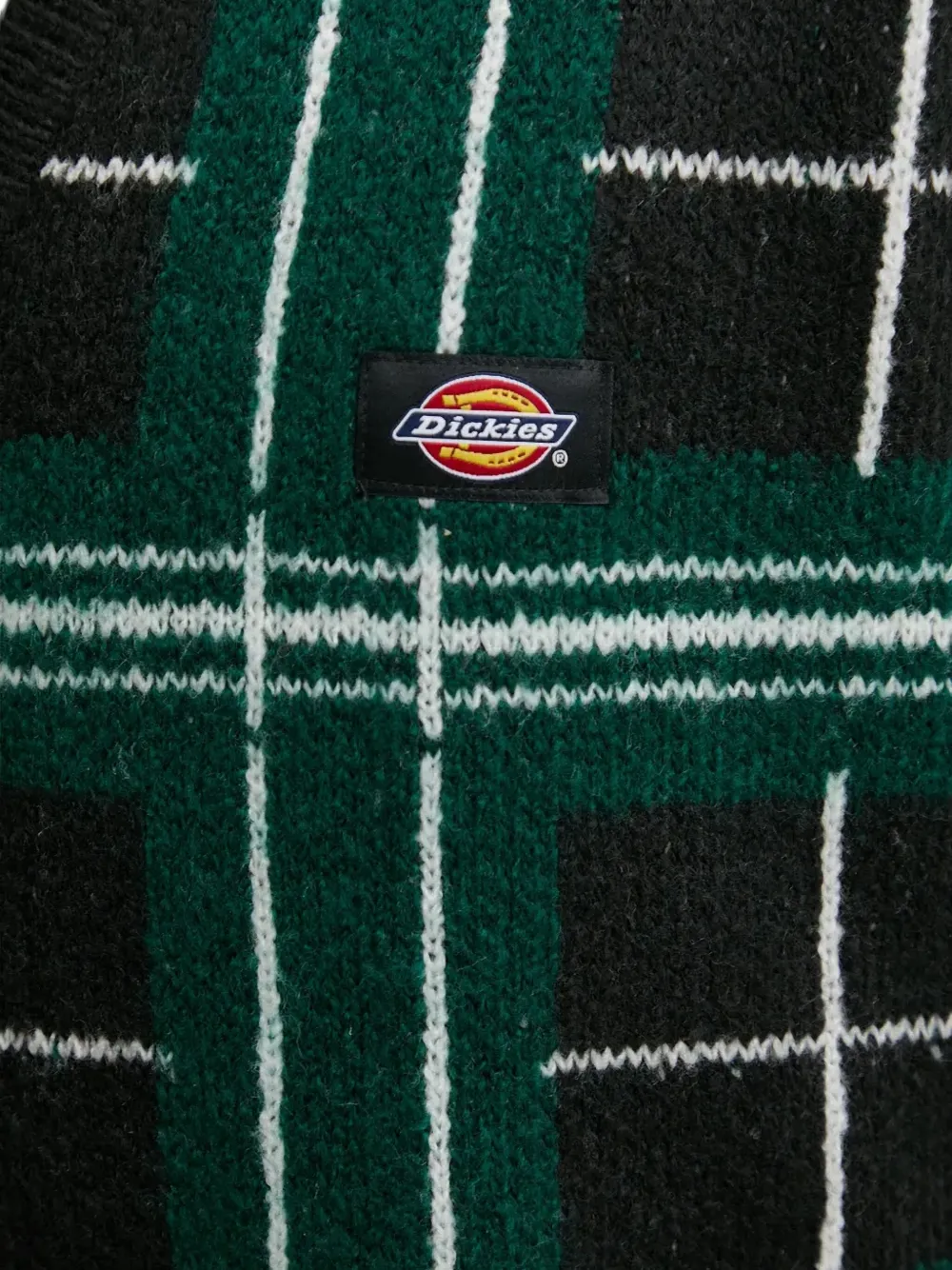 DICKIES Geruit vest Zwart