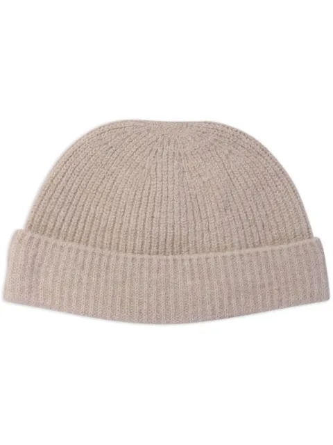 Auralee ribbed beanie