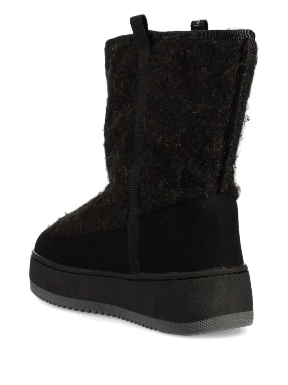 Napapijri faux-fur ankle boots Black