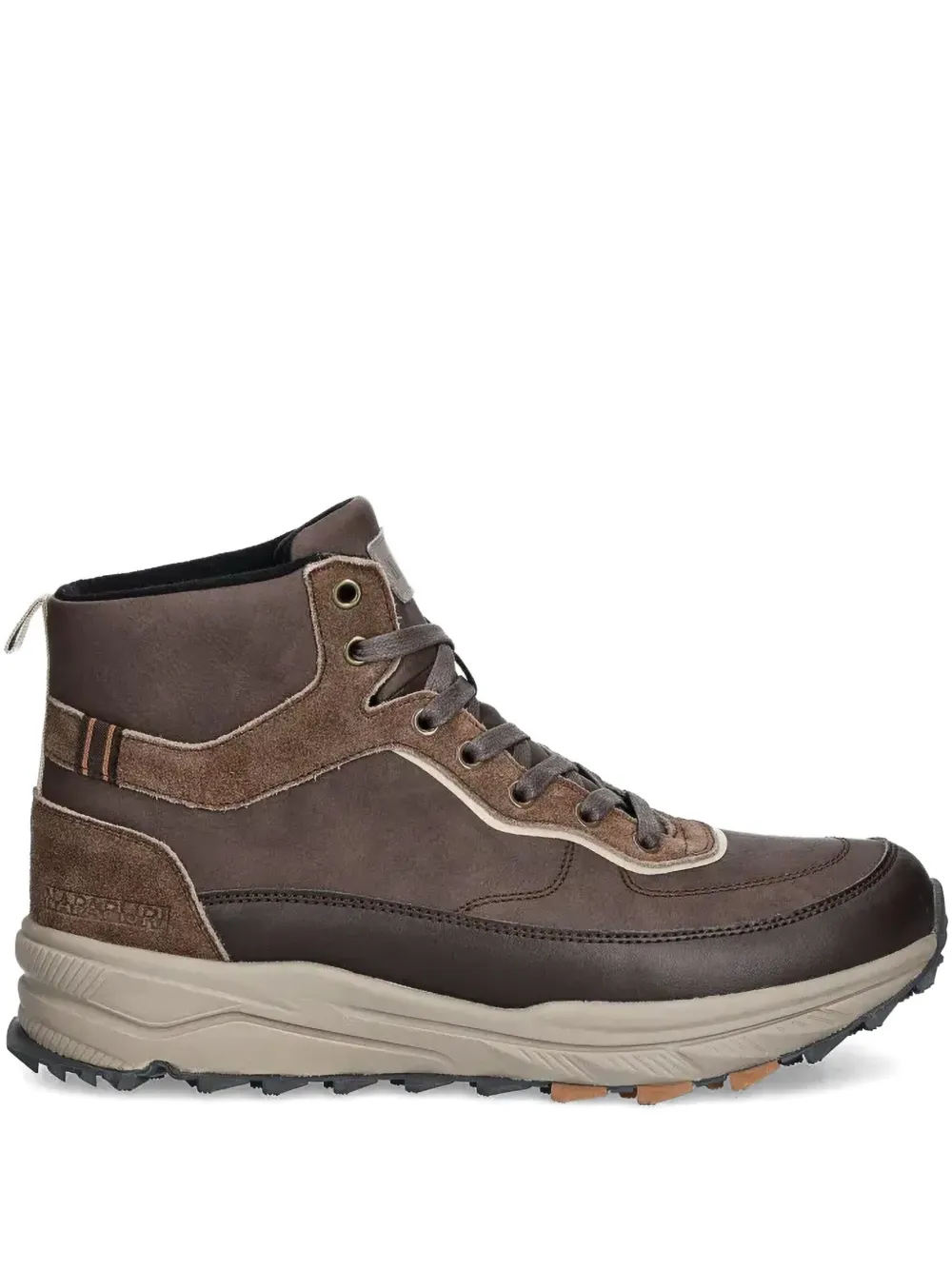 Napapijri hiking-inspired high-top boots Wa1 BROWN