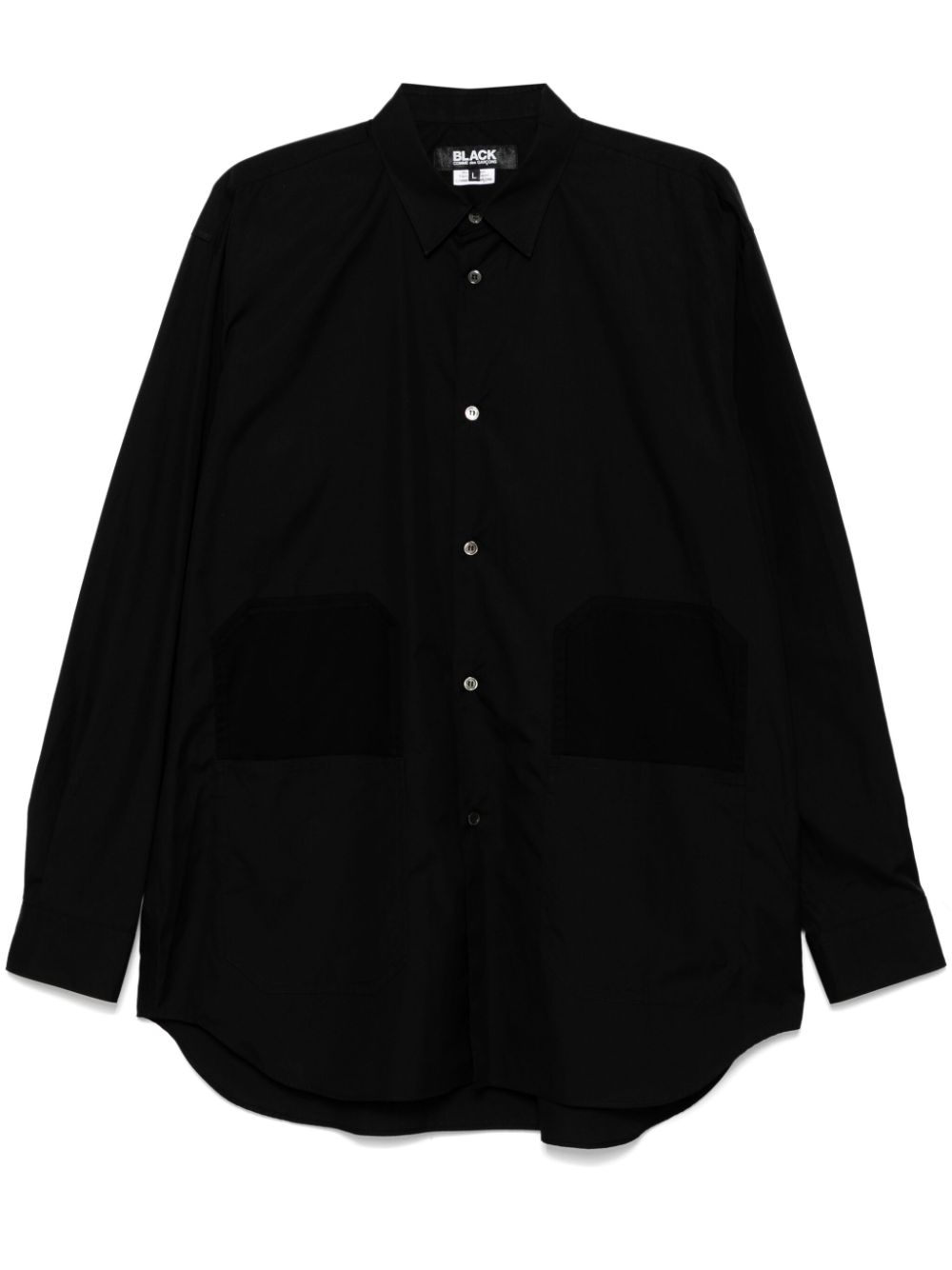 Black Comme Des Garçons cotton shirt