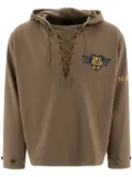 Human Made lace-up hoodie - Brown