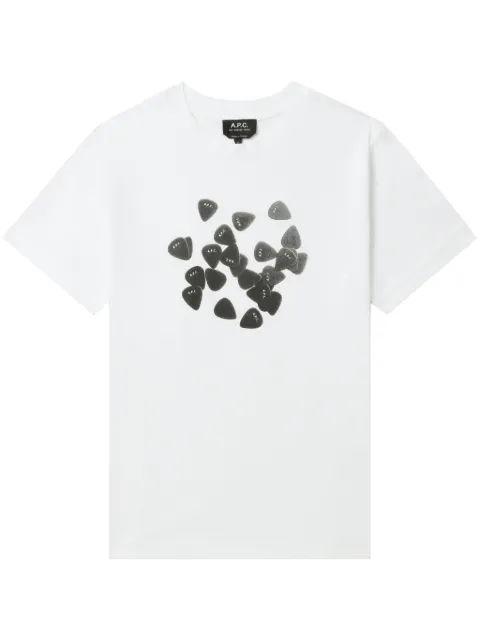 A.P.C. logo-print t-shirt 
