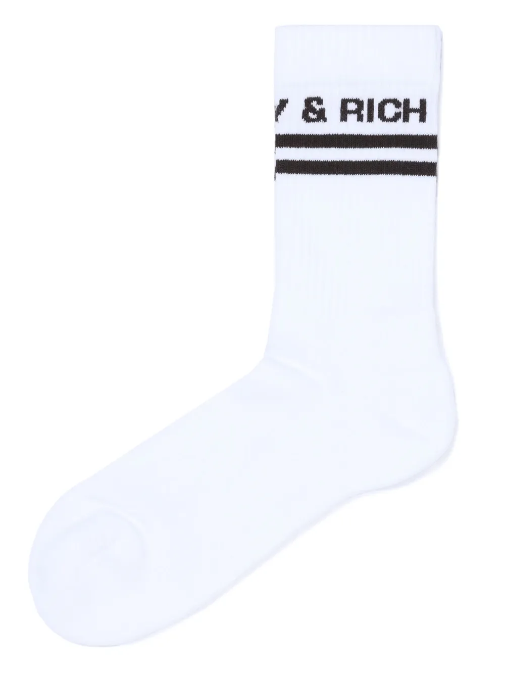 logo-jacquard socks