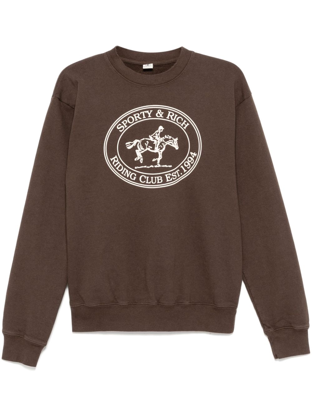 Sporty & Rich Riding Club sweatshirt Bruin