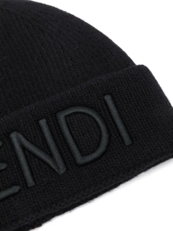 FENDI】ハット ウール ハット ロゴレタリング ジャカード (FENDI
