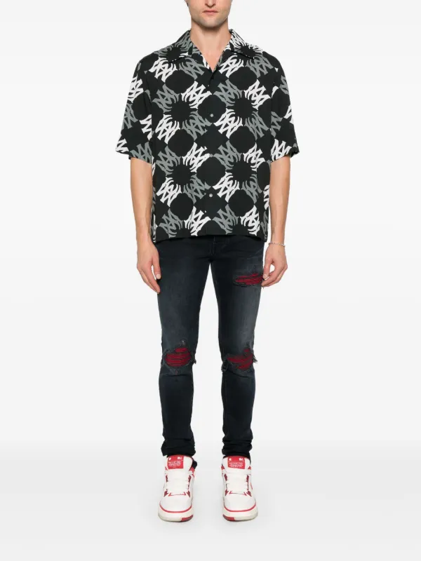 AMIRI MX1 Ultrasuede Jeans | Blue | FARFETCH