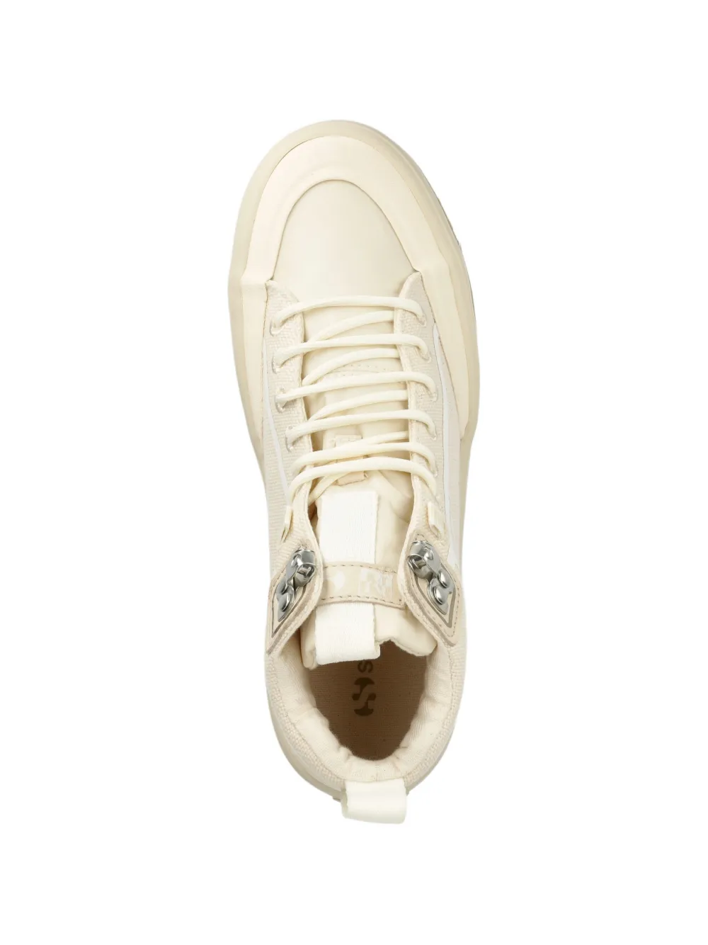 Napapijri x Superga lace-up lug-sole sneakers Beige