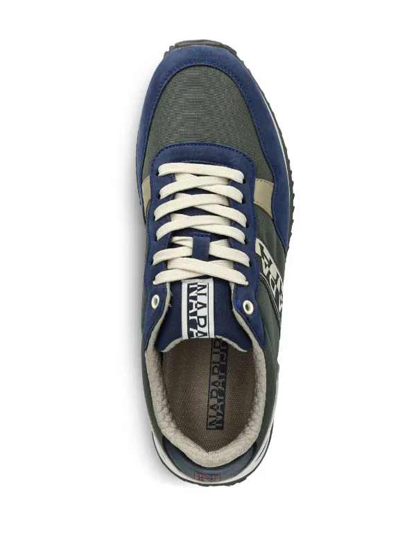 Napapijri Panelled Sneakers Blue FARFETCH
