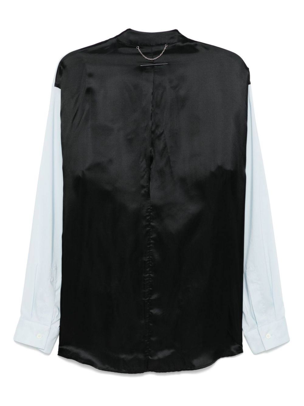 MM6 Maison Margiela panelled shirt - Blauw