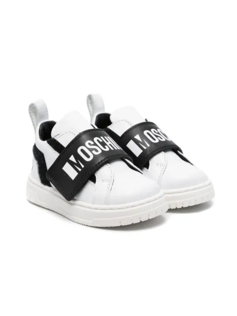 Moschino Kids logo-print sneakers 