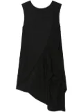 Y's ruffle-detailing top - Black