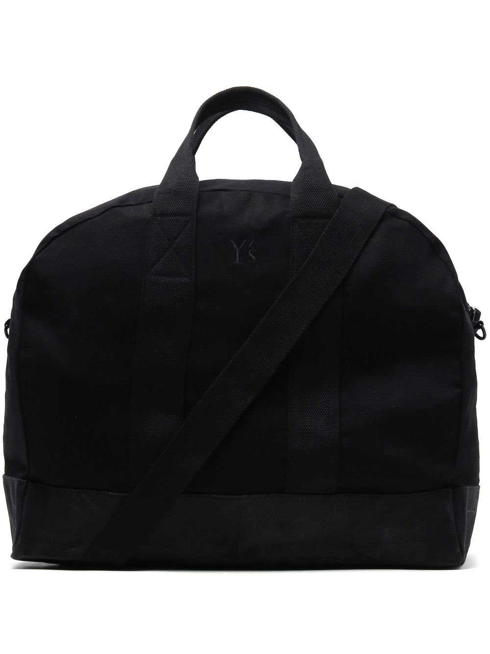 Y's cotton tote bag - Black