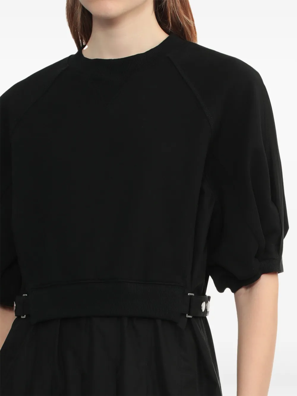 3.1 Phillip Lim Cargo mini-jurk Zwart