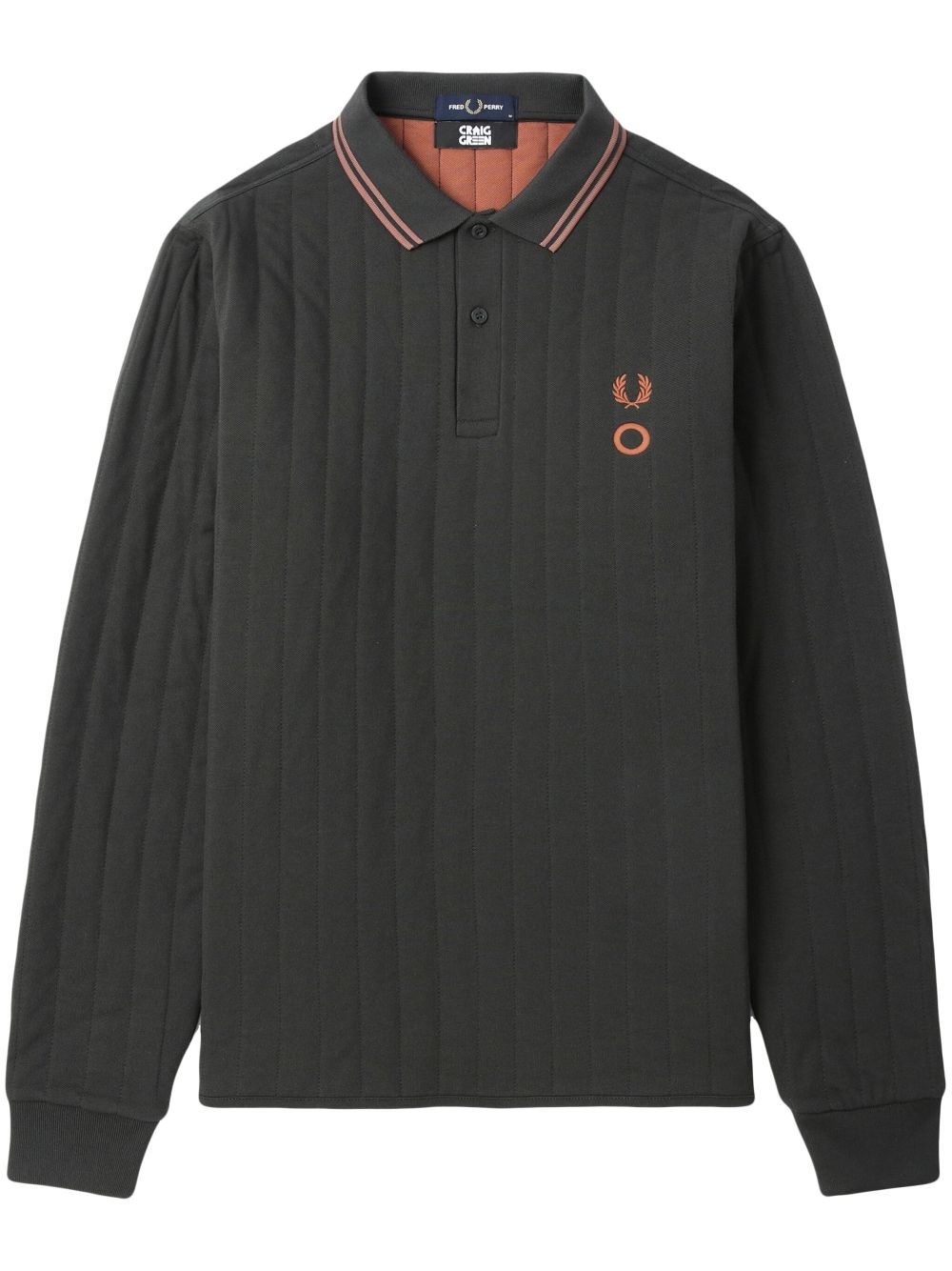 Fred Perry x Craig Green long-sleeve polo shirt - Grey