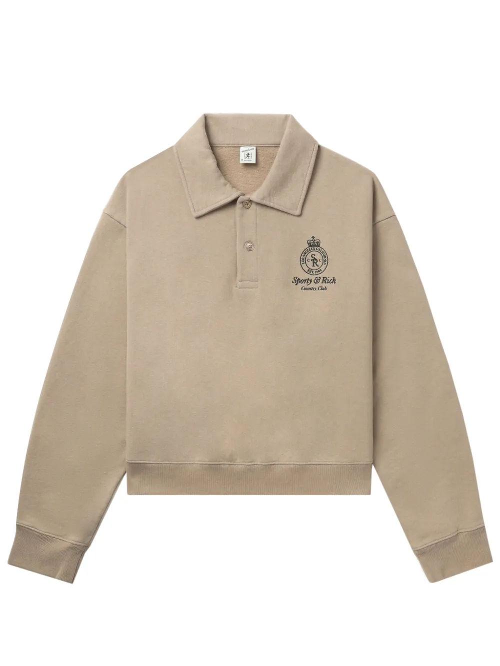 Country Club Crown-embroidered polo shirt