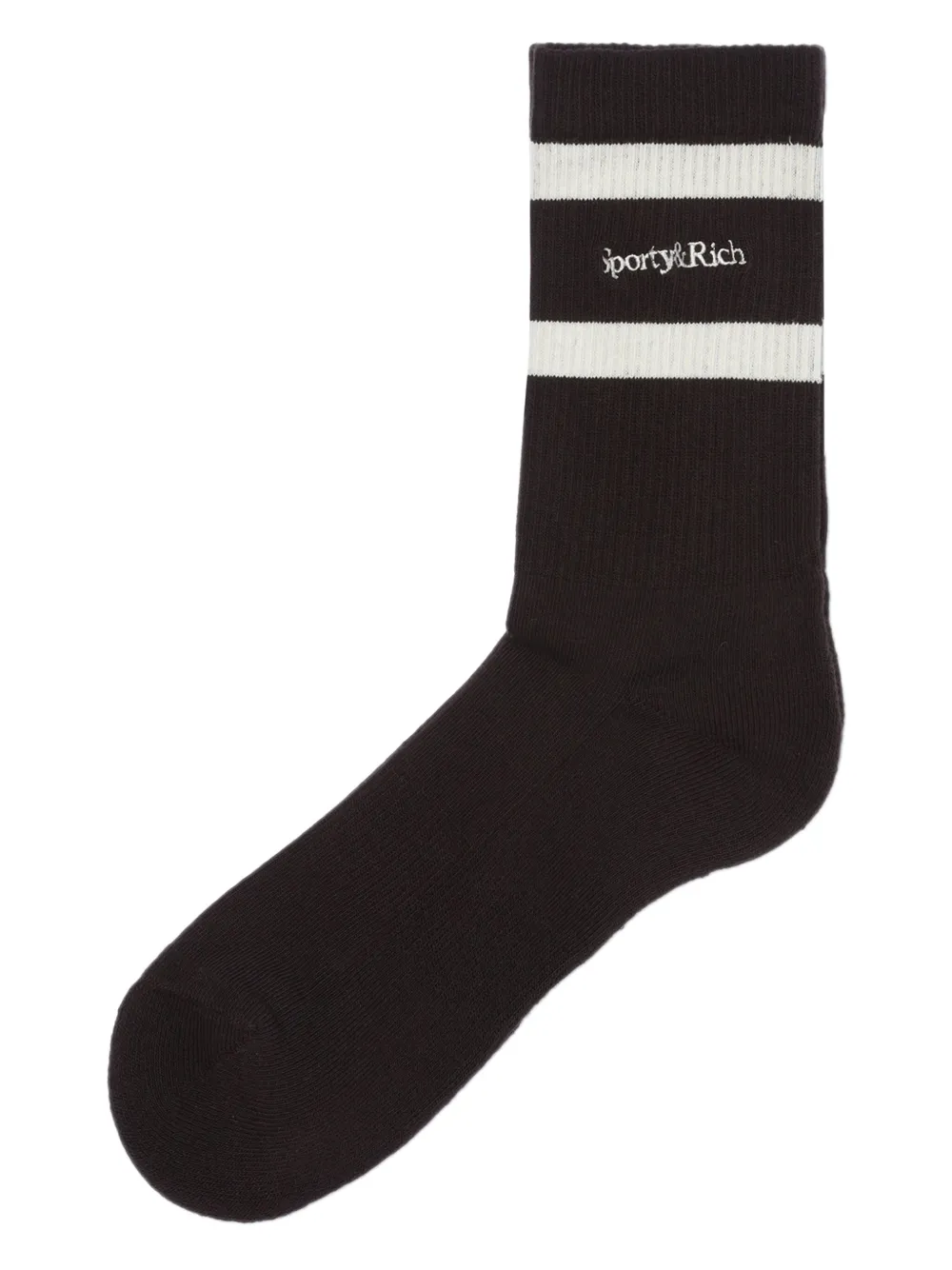 logo-embroidered socks