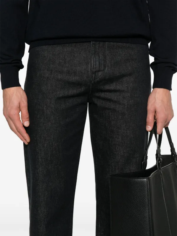 FENDI ストレートジーンズ | ブラック | FARFETCH JP