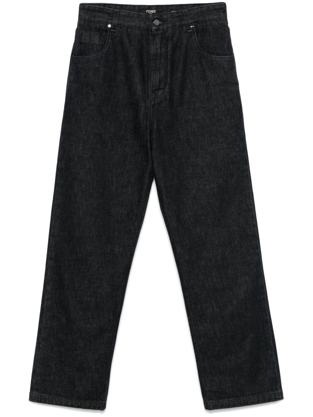 FENDI straight-leg jeans - Black