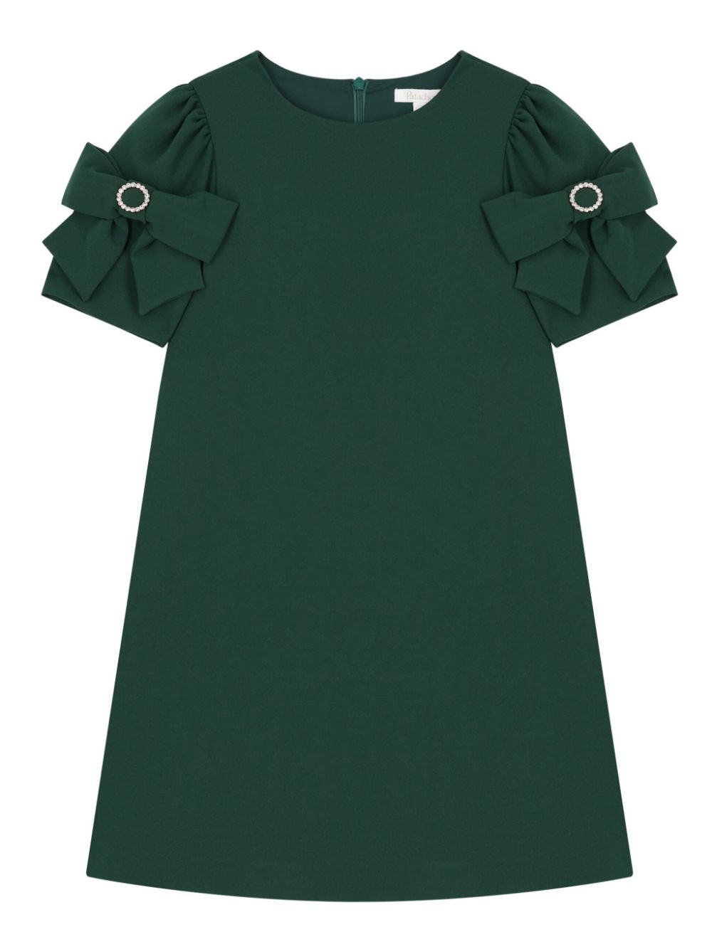 Patachou bow-embellished dress - Green