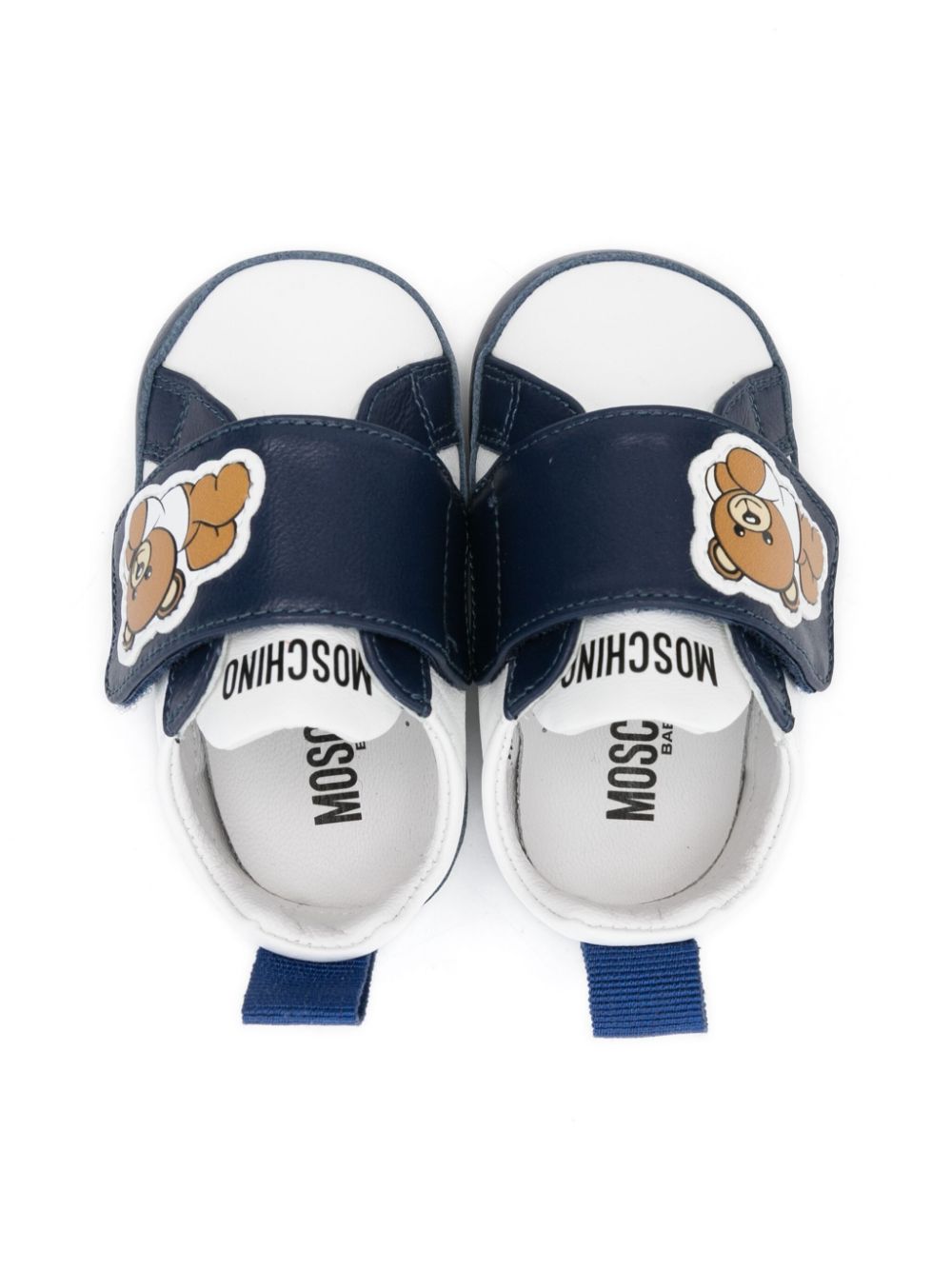 Moschino Kids Leo Teddy-motif sneakers White